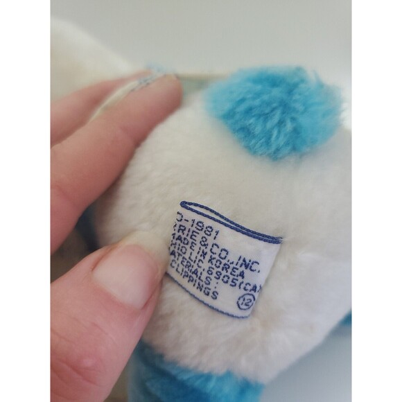 Vintage Smurfette Plush Smurf Character From 1981 10" Sitting Korea Peyo Wallace - Picture 7 of 12